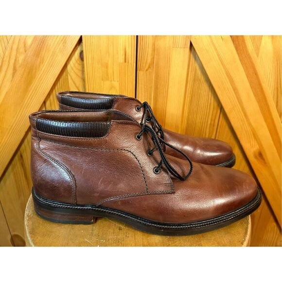 Johnson & Murphy J&M Est 1850 Men\'s Size 10M Brown Leather Chukka Boot main image 5